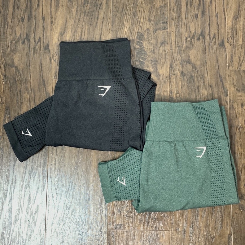 Lot Of (2)  Women's Gymshark Vital Seamless 2.0 Leggings